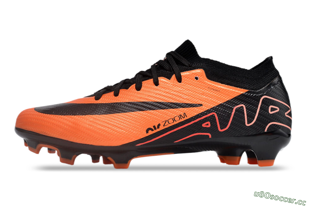 Unisex Nike Air Zoom Mercurial Vapor 15 Elite FG Firm Ground Low-Tops Football Boots - Orange/Black 0