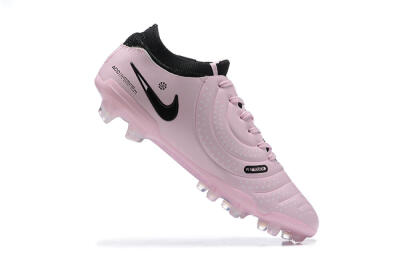 Men's Nike Tiempo Legend 10 Elite FG Firm Ground Low-Tops Football Boots - Pink/Black