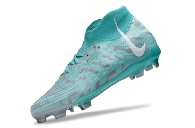 Unisex Nike Phantom Luna Elite FG Firm Ground High-Tops Football Boots - Jade/Grey/White