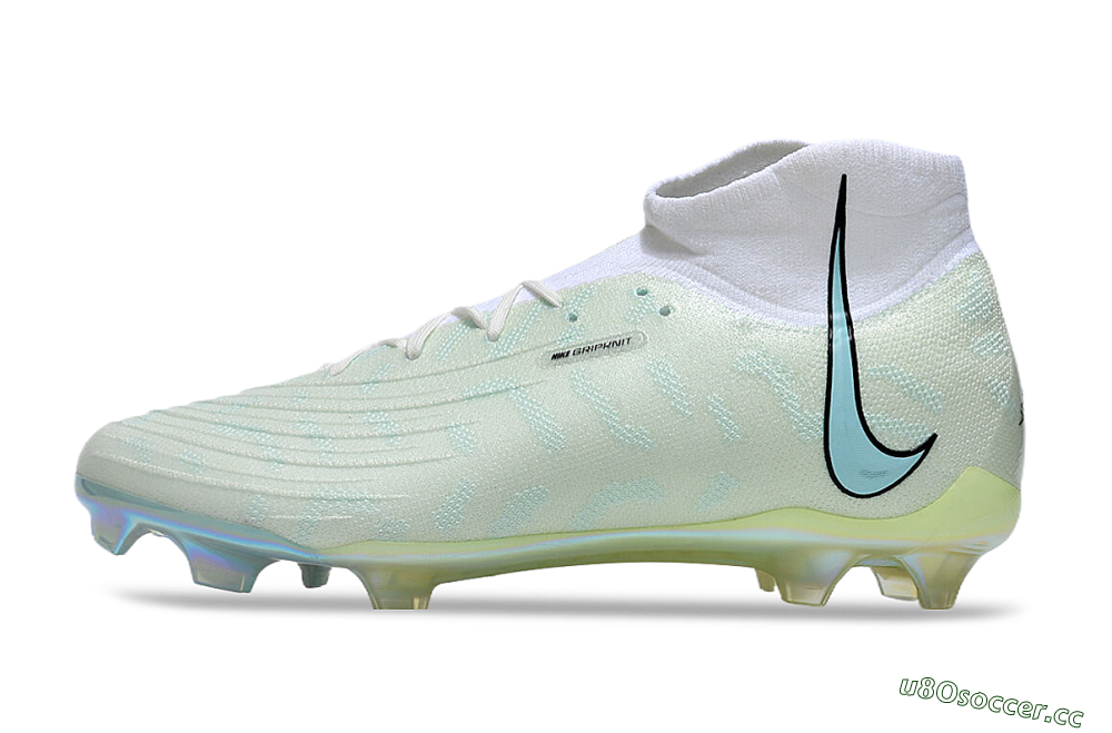Unisex Nike Phantom Luna Elite FG Firm Ground High-Tops Football Boots - Jade/White/Black 0