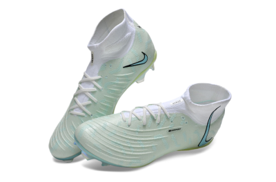 Unisex Nike Phantom Luna Elite FG Firm Ground High-Tops Football Boots - Jade/White/Black
