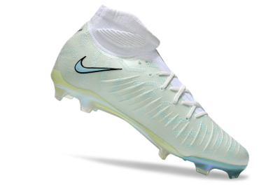 Unisex Nike Phantom Luna Elite FG Firm Ground High-Tops Football Boots - Jade/White/Black