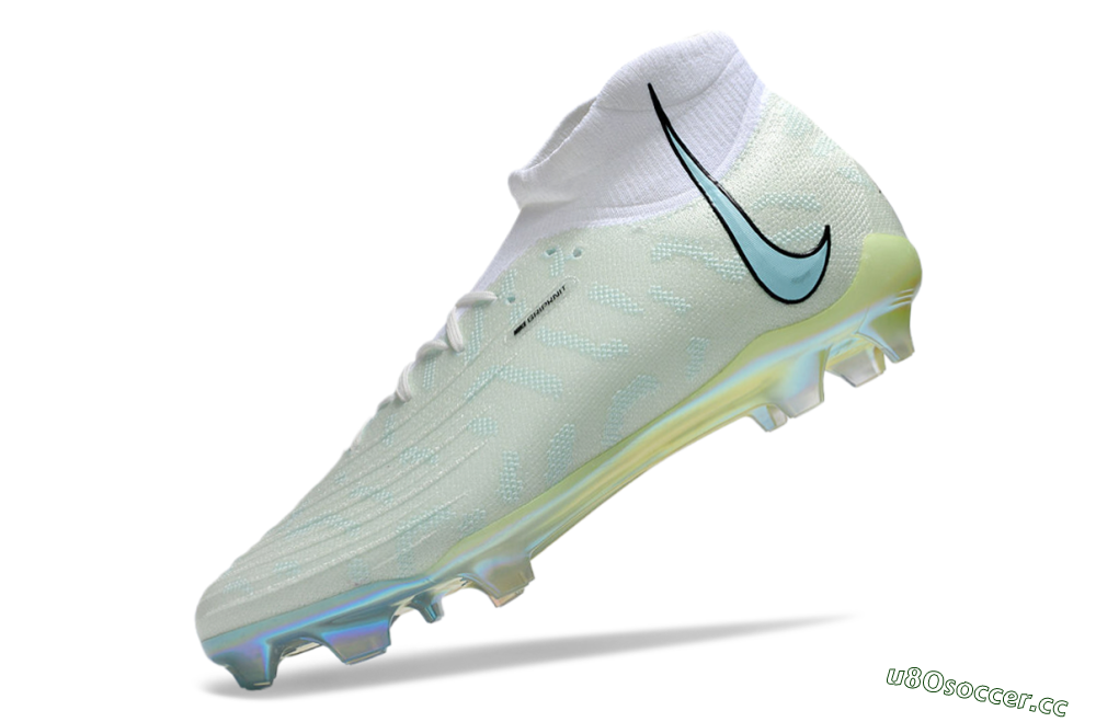 Unisex Nike Phantom Luna Elite FG Firm Ground High-Tops Football Boots - Jade/White/Black 5