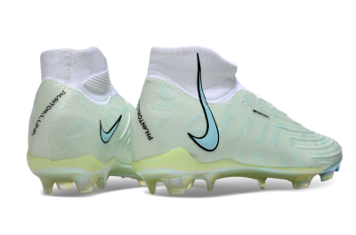 Unisex Nike Phantom Luna Elite FG Firm Ground High-Tops Football Boots - Jade/White/Black