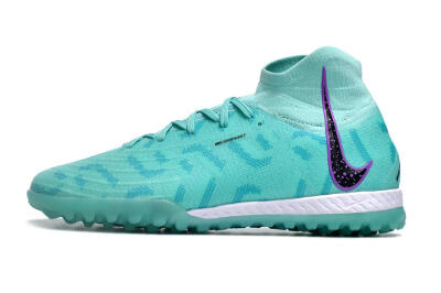 Unisex Nike Phantom Luna Elite NU TF Artificial Turf High-Tops Football Shoes - Green/Yellow/Purple/Black
