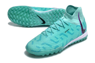 Unisex Nike Phantom Luna Elite NU TF Artificial Turf High-Tops Football Shoes - Green/Yellow/Purple/Black