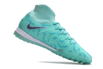 Unisex Nike Phantom Luna Elite NU TF Artificial Turf High-Tops Football Shoes - Green/Yellow/Purple/Black