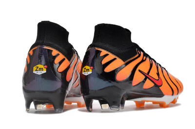 Unisex Nike Air Zoom Mercurial Superfly 9 Elite FG Firm Ground High-Tops Football Boots - Orange/Black/Red