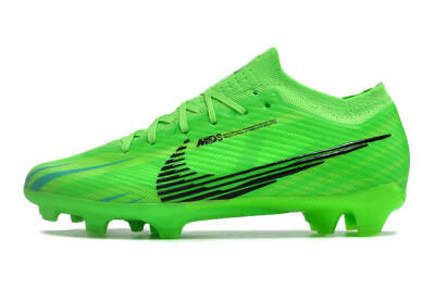 Men's Nike Air Zoom Mercurial Vapor 15 Elite FG Firm Ground Low-Tops Football Boots - Green/Black