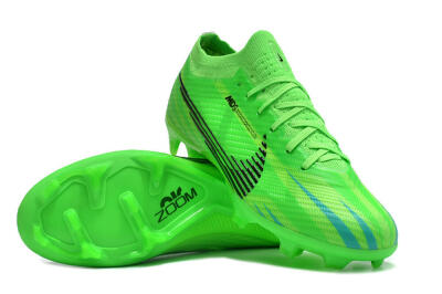 Men's Nike Air Zoom Mercurial Vapor 15 Elite FG Firm Ground Low-Tops Football Boots - Green/Black