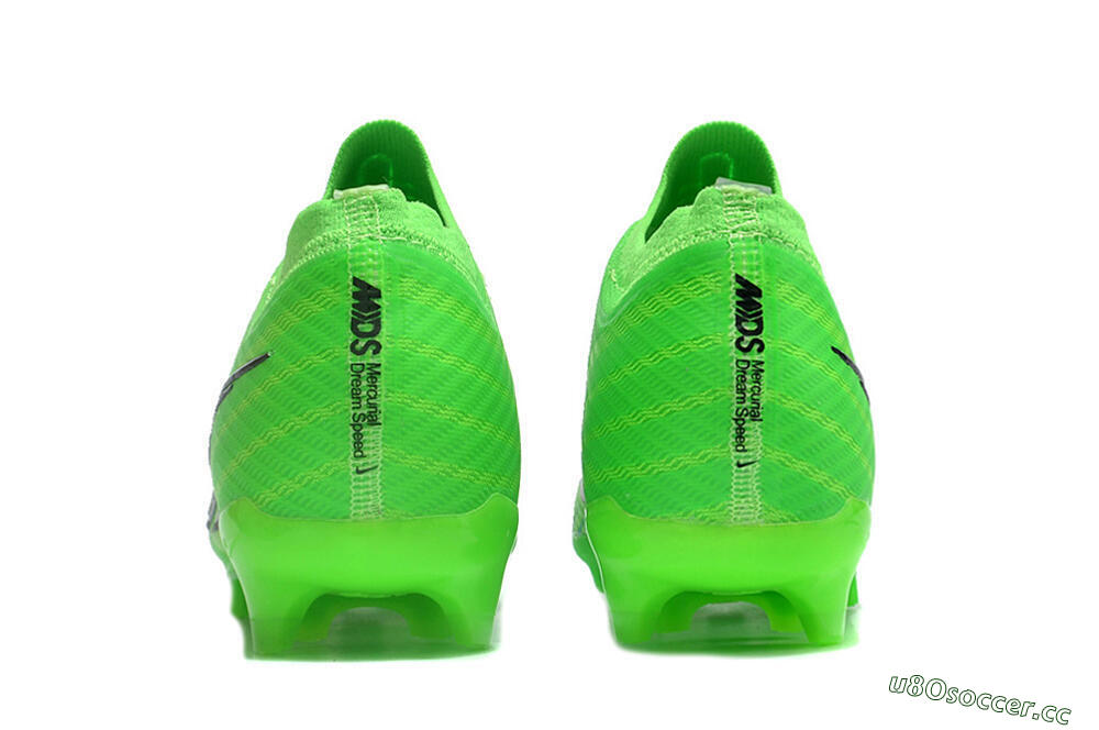 Men's Nike Air Zoom Mercurial Vapor 15 Elite FG Firm Ground Low-Tops Football Boots - Green/Black 5