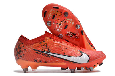 Men's Nike Air Zoom Mercurial Vapor 15 SG Soft Ground Low-Tops Football Boots - Red/White/Black