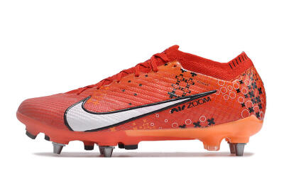 Men's Nike Air Zoom Mercurial Vapor 15 SG Soft Ground Low-Tops Football Boots - Red/White/Black
