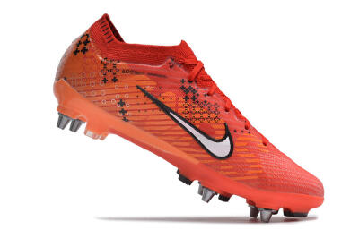 Men's Nike Air Zoom Mercurial Vapor 15 SG Soft Ground Low-Tops Football Boots - Red/White/Black