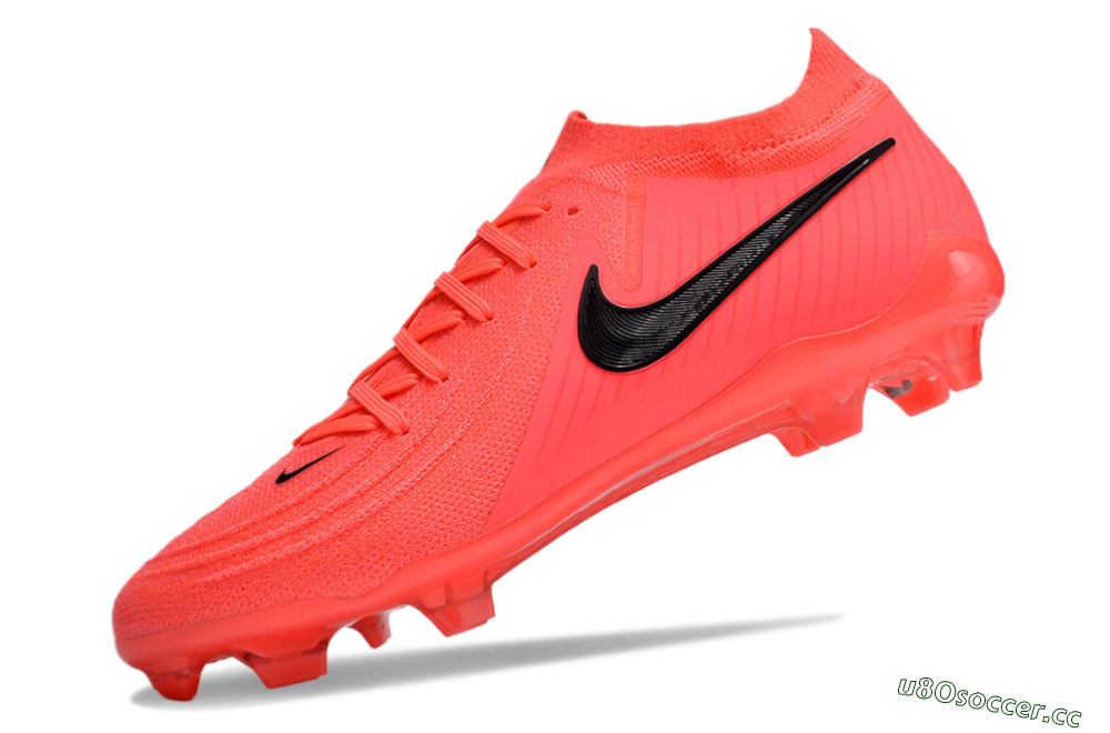 Unisex Nike Phantom Luna Elite FG Firm Ground Low-Tops Football Boots - Orange/Black 5