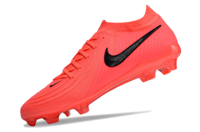 Unisex Nike Phantom Luna Elite FG Firm Ground Low-Tops Football Boots - Orange/Black