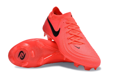 Unisex Nike Phantom Luna Elite FG Firm Ground Low-Tops Football Boots - Orange/Black