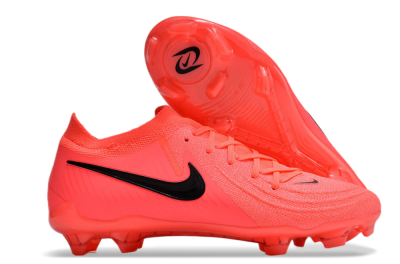 Unisex Nike Phantom Luna Elite FG Firm Ground Low-Tops Football Boots - Orange/Black