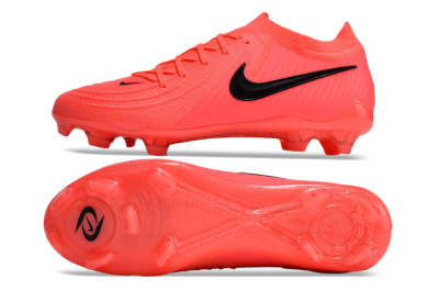 Unisex Nike Phantom Luna Elite FG Firm Ground Low-Tops Football Boots - Orange/Black