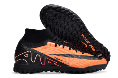 Unisex Nike Air Zoom Mercurial Superfly 9 Elite TF Artificial Turf Low-Tops Football Shoes - Orange/Black
