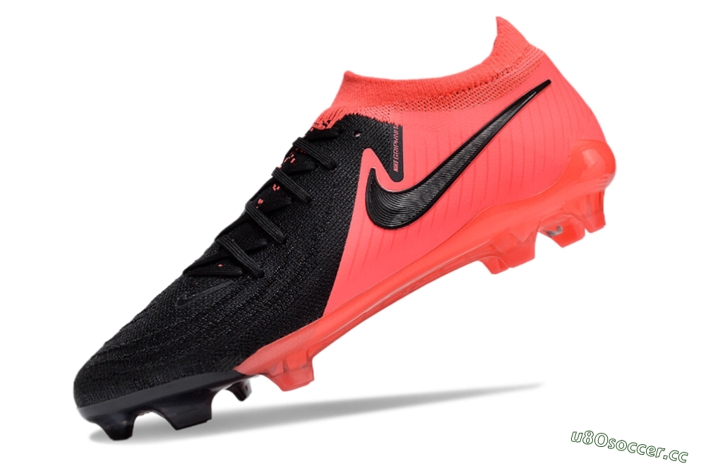 Unisex Nike Phantom Luna Elite FG Firm Ground Low-Tops Football Boots - Orange/Black 5