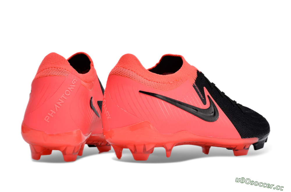 Unisex Nike Phantom Luna Elite FG Firm Ground Low-Tops Football Boots - Orange/Black 6