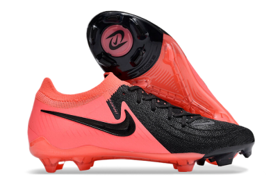 Unisex Nike Phantom Luna Elite FG Firm Ground Low-Tops Football Boots - Orange/Black