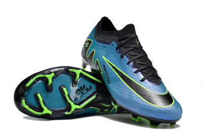 Unisex Nike Air Zoom Mercurial Vapor 15 Elite FG Firm Ground Low-Tops Football Boots - Blue/Black/Yellow