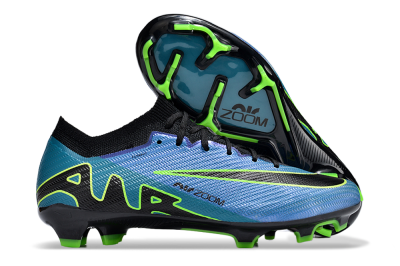Unisex Nike Air Zoom Mercurial Vapor 15 Elite FG Firm Ground Low-Tops Football Boots - Blue/Black/Yellow