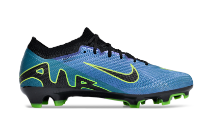 Unisex Nike Air Zoom Mercurial Vapor 15 Elite FG Firm Ground Low-Tops Football Boots - Blue/Black/Yellow