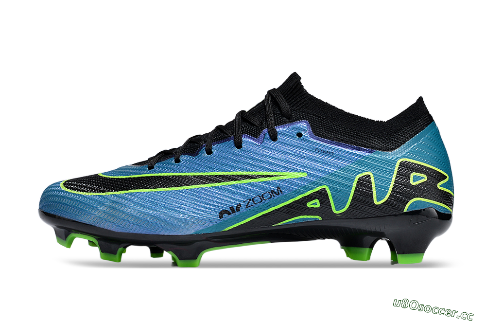 Unisex Nike Air Zoom Mercurial Vapor 15 Elite FG Firm Ground Low-Tops Football Boots - Blue/Black/Yellow 0