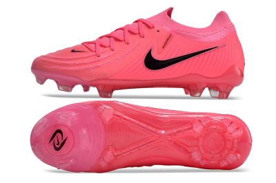 Men's Nike Phantom Luna Elite NU FG Firm Ground Low-Tops Football Boots - Pink/Black