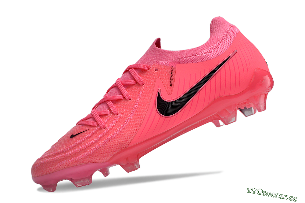 Men's Nike Phantom Luna Elite NU FG Firm Ground Low-Tops Football Boots - Pink/Black 5