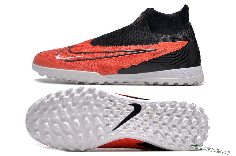 Unisex Nike Phantom GX DF Elite TF Artificial Turf High-Tops Football Shoes - Red/Black/White 1