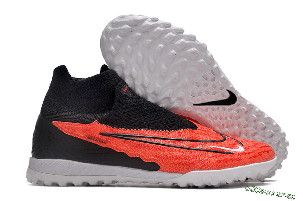 Unisex Nike Phantom GX DF Elite TF Artificial Turf High-Tops Football Shoes - Red/Black/White 2