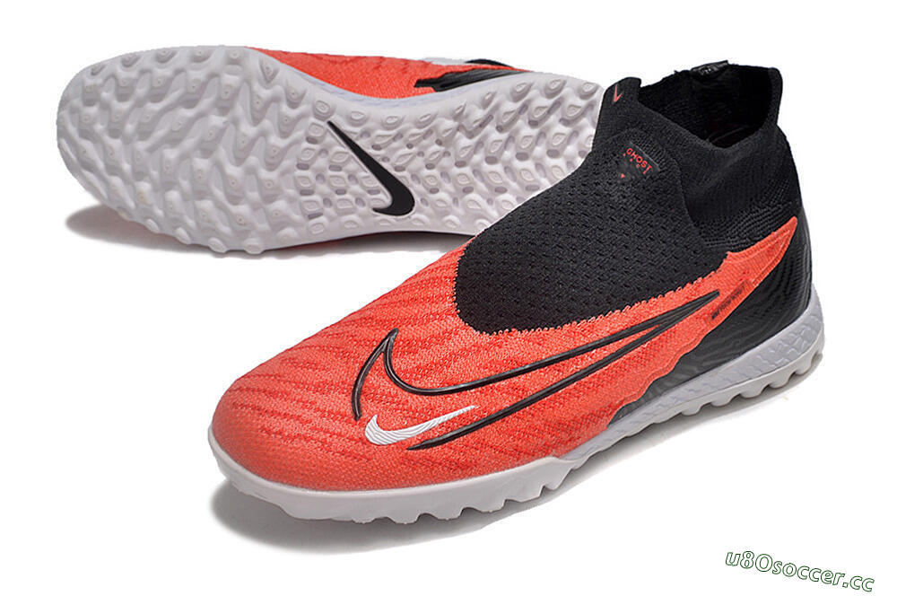 Unisex Nike Phantom GX DF Elite TF Artificial Turf High-Tops Football Shoes - Red/Black/White 3