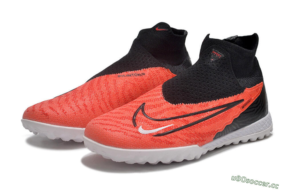 Unisex Nike Phantom GX DF Elite TF Artificial Turf High-Tops Football Shoes - Red/Black/White 5