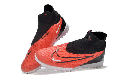 Unisex Nike Phantom GX DF Elite TF Artificial Turf High-Tops Football Shoes - Red/Black/White