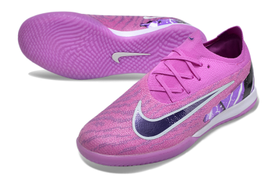 Men's Nike Phantom GX Elite IC Indoor & Futsal Low-Tops Football Shoes - Purple/Black/White