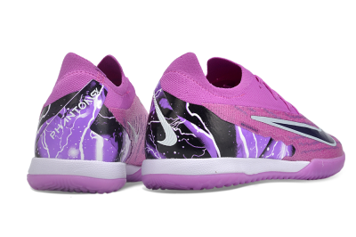 Men's Nike Phantom GX Elite IC Indoor & Futsal Low-Tops Football Shoes - Purple/Black/White