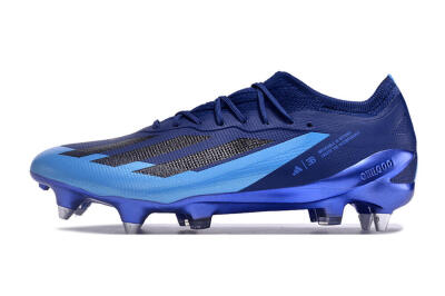 Men's Adidas X Crazyfast.1 SG Soft Ground Low-Tops Football Boots - Blue/Jade/Black