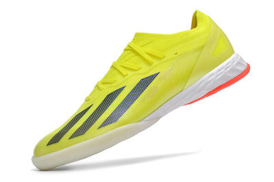Men's Adidas X Crazyfast.1 IC Indoor & Futsal Low-Tops Football Shoes - Yellow/Black/White