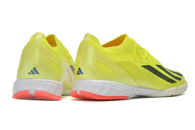 Men's Adidas X Crazyfast.1 IC Indoor & Futsal Low-Tops Football Shoes - Yellow/Black/White