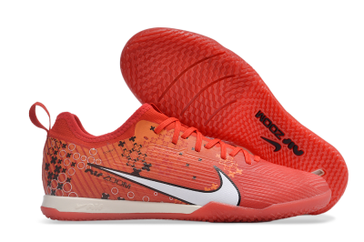 Men's Nike Air Zoom Mercurial Vapor 15 Pro IC Indoor & Futsal Low-Tops Football Shoes - Red/White/Black
