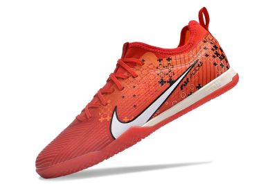 Men's Nike Air Zoom Mercurial Vapor 15 Pro IC Indoor & Futsal Low-Tops Football Shoes - Red/White/Black