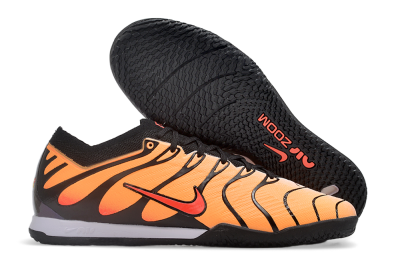 Men's Nike Air Zoom Mercurial Vapor 15 Elite IC Indoor & Futsal Low-Tops Football Shoes - Yellow/Black/Red