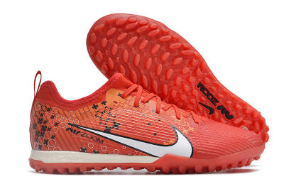 Men's Nike Air Zoom Mercurial Vapor 15 Pro TF Artificial Turf Low-Tops Football Shoes - Red/White/Black
