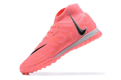 Men's Nike Phantom Luna Elite TF Artificial Turf High-Tops Football Shoes - Pink/Black/White