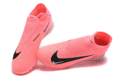 Men's Nike Phantom GX Elite DF Link TF Artificial Turf High-Tops Football Shoes - Pink/Black/White