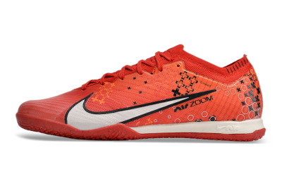 Men's Nike Air Zoom Mercurial Vapor 15 Elite IC Indoor & Futsal Low-Tops Football Shoes - Red/White/Black